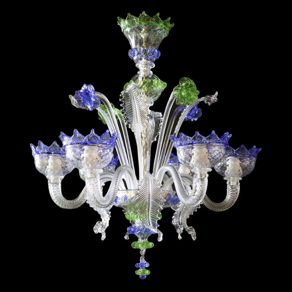 Murano Vetri グリーン ムラノ クリスタル 花器 【新品箱入】 Murano Vetri グリーン ムラノ クリスタル 花器 【新品箱入