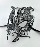 Venetian Laser Cut Metal Caronte – Charon the Boatman to Hades – Black