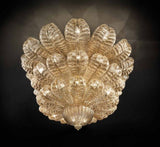 Italian Glass Art Deco Naga Ceiling Light Image
