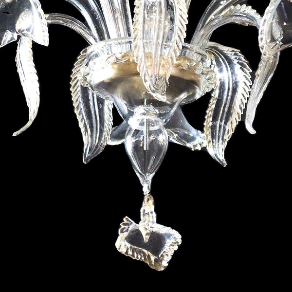Murano Glass Chandelier Classic Downward Lights Calla Lily Visions