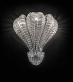 Italian Glass Art Deco Naga Sconces