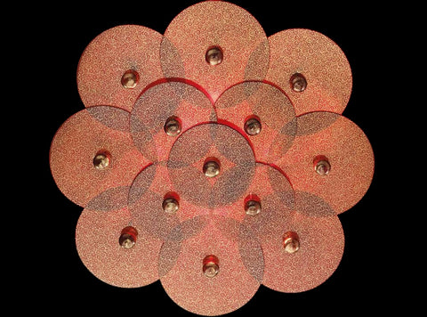 Murano Glass Ceiling Light – Discs Royal