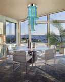 Italian Glass Ceiling Light Sciabole Due Image