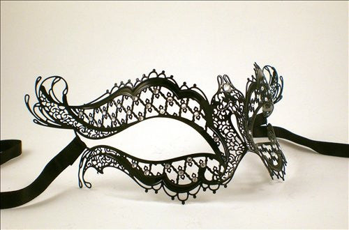 Venetian Mask Laser Cut Metal Mon Amour Strass – Visions of Venice