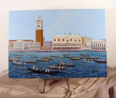 Acrylic on Panel La Regatta Image