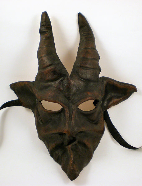 Devil Baphomet Mask, Leather Devil Visions of Venice