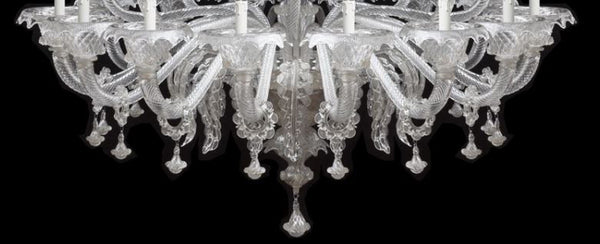 Murano Glass Chandelier Ca'Rezzonico – Villa Venezia – Visions of