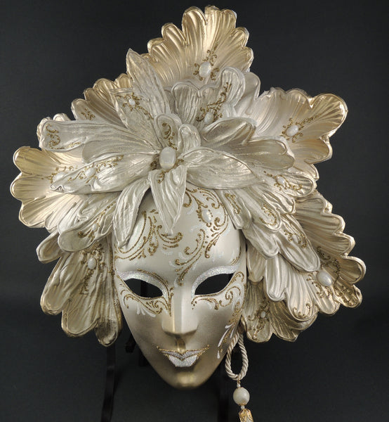 Venetian Silver Macrame Cat Mask – Visions of Venice