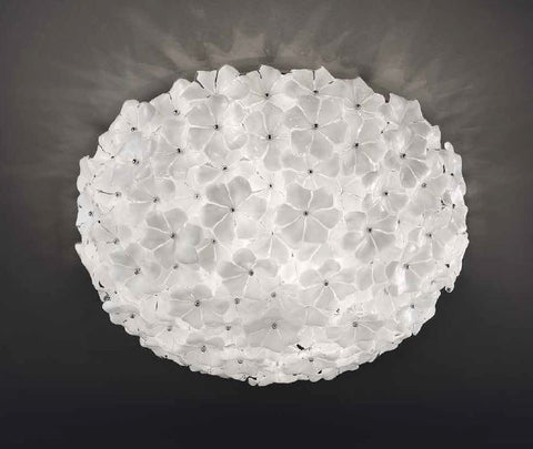 Italian Glass Flores Ceiling Light Image