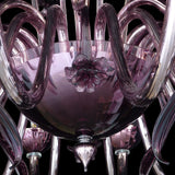 Murano Glass Chandelier Fiori Mirrored