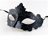 Leather Venetian Pavone Embossed Mask Image