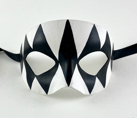 Colombine Arlecchino Estro Black and White Image