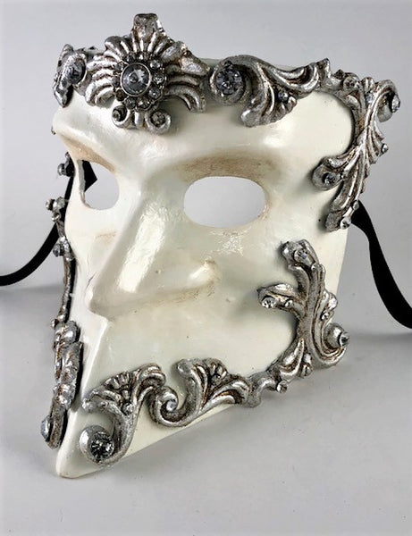 Bauta Grezzo - Blank White Beak Masks for Decorating - Just Posh Masks