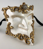 Bauta Baroque Gold and White Image