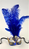 Feathered Colombine Stella Blue and Gold Image