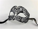 Venetian Mask Laser Cut Metal Smoking Image