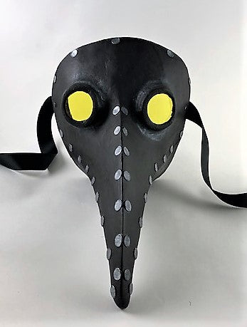 Plague Doctor Mask “The Welder” – Black Iron