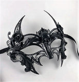 Venetian Mask Laser Cut Metal Baroque Skull Devil Image