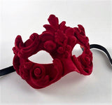 Colombine Red Baroque Velveteen Image