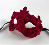 Colombine Red Baroque Velveteen Image