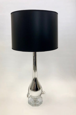 Murano Glass Table Lamp Crystal Mandruzzato Image