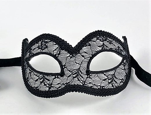 Venetian Masquerade Mask –Vampire Diaries Black and Red – Visions of Venice