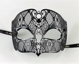 Venetian Mask Laser Cut Metal  Smoking  No Crystals Image