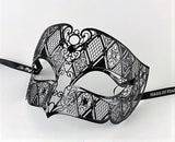 Venetian Mask Laser Cut Metal  Smoking  No Crystals Image