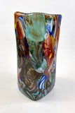 Murano Glass Vase Pavone Tall 16” Image