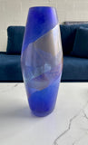Murano Glass Vase Nina Frosted Cobalt Blue Image