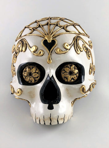 Venetian Skull Mask Dia de los Muertos Image