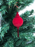Venetian Christmas Ornament Velluto Red Image