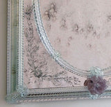 Venetian Mirror MIR240 – Antiqued Clear- Silver – Amethyst Image