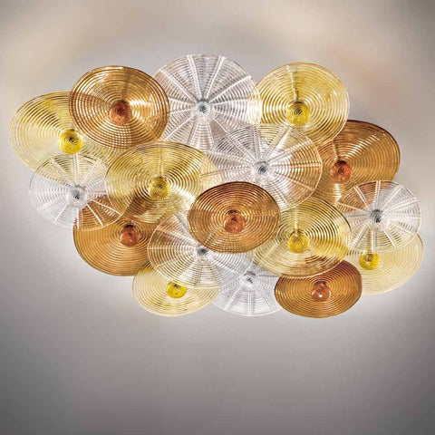 Murano Glass Ceiling Light – Discs Colorati