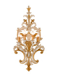 Italian Hand Carved Gilt Wood Tuscan 4 Light Sconce – 825 Image