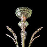 Murano Glass Chandelier Lace Crest