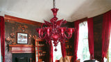 Murano Glass Chandelier – Classic Rosso- Classic Red Image