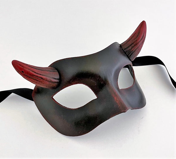 Colombine Horned Devil Eye Mask – Visions of Venice