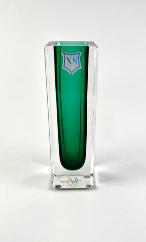 Murano Glass Vase – Vasetto Sommerso Emerald Green XS