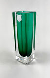 Murano Glass Vase – Vasetto Sommerso Emerald Green XS