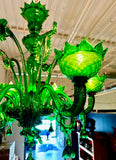 Murano Glass Chandelier – Classic Verde Green