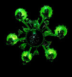 Murano Glass Chandelier – Classic Verde Green