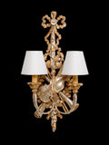 Italian Hand Carved Gilt Wood Tuscan 2 Light Sconce – 802 Image