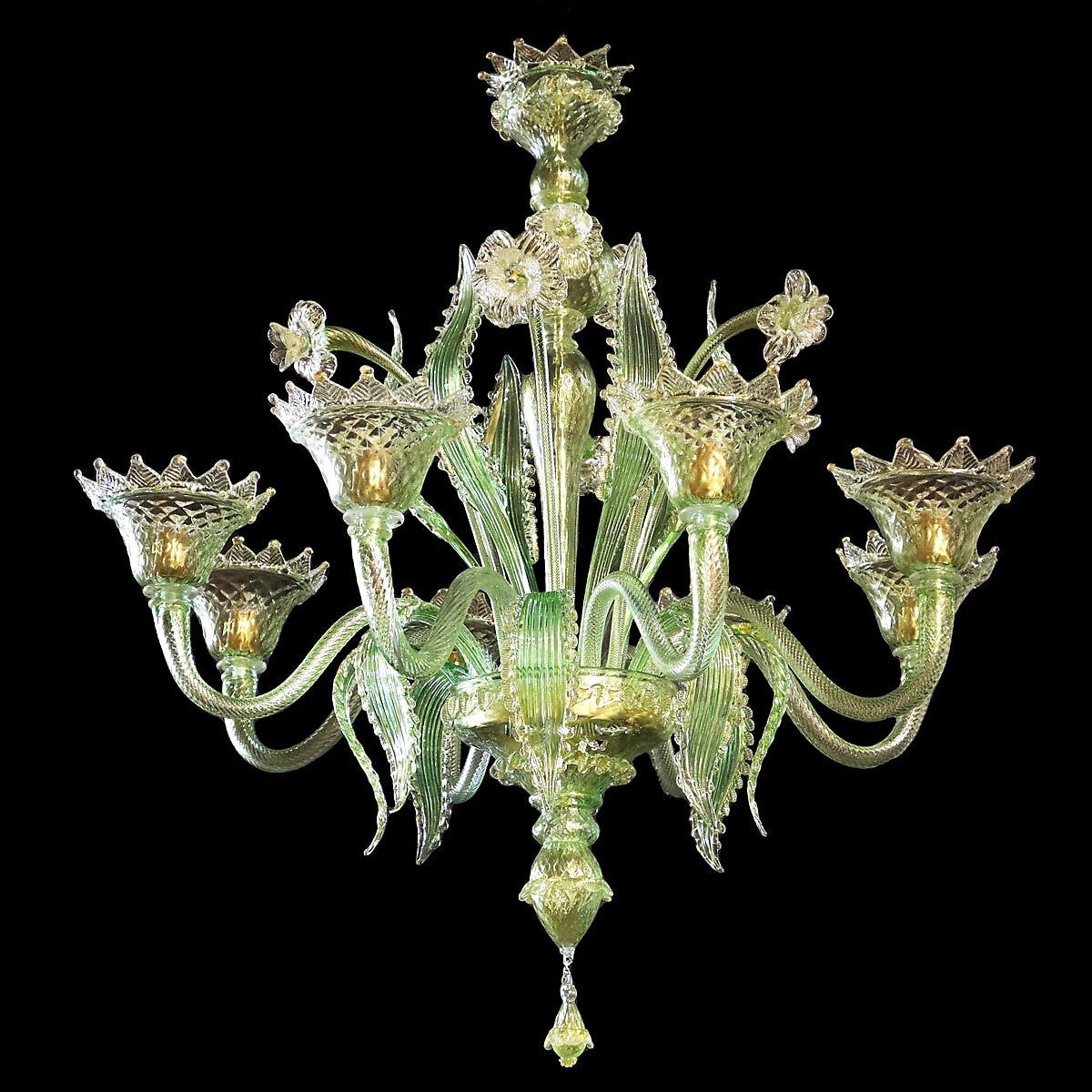 よ*ー様 Murano Green and Gold VETRO ARTISTI s-l400.jpg