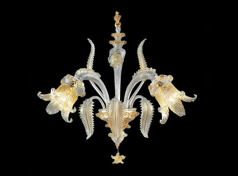 Murano Glass Classic Sconces – Two Light (Downward) Image