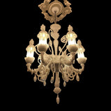 Murano Glass Chandelier Mezzo Rezzonico Lanterns Image