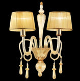 Murano Glass Contemporary Sconces with Lampshades 2790