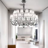 Murano Glass Contemporary Chandelier with Lampshades 2780 Image