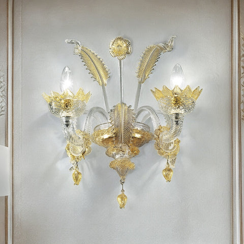 Murano Glass Classic Sconces – Two Light Image