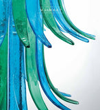 Italian Glass Ceiling Light Sciabole Due Image